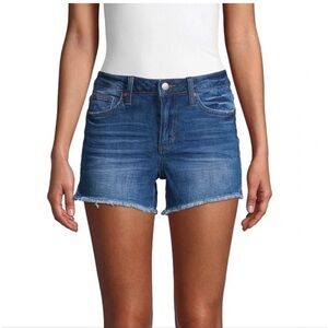 Joe's Women’s The Cut Off Raw Hem Denim Shorts 25 Designer Blue Stretch NWT